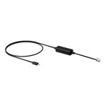 Cavo di sollevamento Yealink EHS35 compatibile con cuffie SIP-T3x WH62/63, facile installazione, nero Cavo di sollevamento Yealink EHS35 compatibile con cuffie SIP-T3x WH62/63, facile installazione, nero