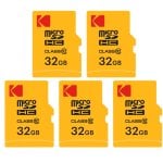 Tarjeta Micro SDHC Kodak 32GB con adaptador alta velocidad Tarjeta Micro SDHC Kodak 32GB con adaptador alta velocidad