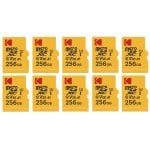 Tarjeta Micro SD Kodak 256GB Clase 10 alto rendimiento con adaptador