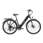 Bicicleta eléctrica Alfa 250W 36V 20Ah Autonomía 100km Frenos de disco LCD Negra Bicicleta eléctrica Alfa 250W 36V 20Ah Autonomía 100km Frenos de disco LCD Negra