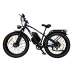 Bicicleta elétrica PVY MAX26, motor duplo, 1200W, travões pneumáticos hidráulicos, 26” Shimano 7V