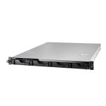 Servidor NAS Asustor AS-604RD de 4 baías Intel Atom Dual-Core 2,13 GHz 1 GB DDR3 2xGigabit Ethernet