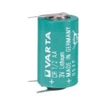 Bateria de lítio Varta 1/2AA 3.0V 950mAh com 3 pinos Bateria de lítio Varta 1/2AA 3.0V 950mAh com 3 pinos