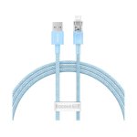 Cable USB Lightning Baseus Explorer 2.4A 1M Azul carga rápida, transferencia 480Mbps