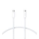 Baseus Type-C-Kabel 240 W 1 m Weiß Schnelles Laden und Datenübertragung