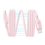 Baseus Picogo Magnetisches USB-C-Kabel 240 W 1 m Rosa selbstaufrollendes Flüssigsilikon Baseus Picogo Magnetisches USB-C-Kabel 240 W 1 m Rosa selbstaufrollendes Flüssigsilikon