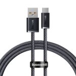 Cable Baseus Dynamic Series USB-A a USB-C PD 100W 1m Negro 480Mbps Nylon Cable Baseus Dynamic Series USB-A a USB-C PD 100W 1m Negro 480Mbps Nylon