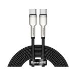 Baseus Cafule Cavo dati USB-C per USB-C 2M 5A 100W Nero Baseus Cafule Cavo dati USB-C per USB-C 2M 5A 100W Nero