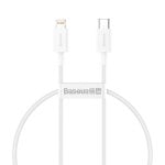 Cable Baseus CATLYS-02 0,25m USB-C a Lightning 20W Blanco Circuito Integrado Cable Baseus CATLYS-02 0,25m USB-C a Lightning 20W Blanco Circuito Integrado