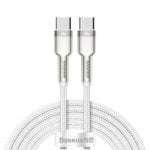 Baseus Cafule Cavo dati USB-C per USB-C 2m Bianco Baseus Cafule Cavo dati USB-C per USB-C 2m Bianco