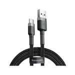 Câble de données USB Type-C Baseus 2 m Noir Câble de données USB Type-C Baseus 2 m Noir
