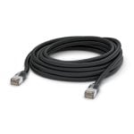 Cabo de rede Ubiquiti UACC-Cable-Patch-Outdoor-8M-BK 8m Cat5e S/UTP RJ45 blindado preto