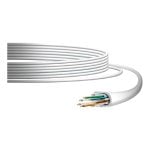 Cavo Ethernet Ubiquiti UC-C6-CMR Cat6 305 m in rame pieno CMR 600 MHz bianco