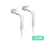 Cable de red Ubiquiti UC-Patch-0.3M-RJ45 0,3m Cat6 RJ-45 Blanco alto rendimiento Cable de red Ubiquiti UC-Patch-0.3M-RJ45 0,3m Cat6 RJ-45 Blanco alto rendimiento