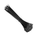 Collier de serrage en nylon Ewent EW1564 200 x 2,5 mm, noir, certifié UV, lot de 100 unités Collier de serrage en nylon Ewent EW1564 200 x 2,5 mm, noir, certifié UV, lot de 100 unités