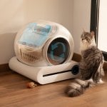 Caixa de Areia Cecotec Pumba 8500 CleanKitty Smart Autolimpeza wifi 65L sensor infravermelhos Caixa de Areia Cecotec Pumba 8500 CleanKitty Smart Autolimpeza wifi 65L sensor infravermelhos