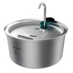 Fuente automática Cecotec Pumba 3200 Refresh Inox acero inoxidable 3,2L cascada filtro alto rendimiento