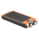 BigBen Connected 10000 mAh Tragbares Solarladegerät USB-C USB-A LED-Taschenlampe Kompass