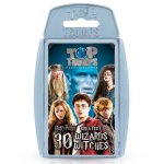 Jogo de cartas colecionável portátil Winning Moves Harry Potter Top Trumps com 30 cartas