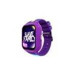 SaveFamily Iconic Plus 2 4G GPS WiFi 40mm Full HD Touch Violett Einheitsgröße IP67 Gesichtserkennung
