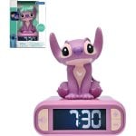 Réveil Disney Angel, écran LCD tactile, 6 sons Stitch, veilleuse, piles AA Réveil Disney Angel, écran LCD tactile, 6 sons Stitch, veilleuse, piles AA