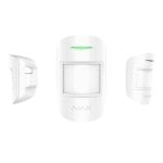 Sensor de movimiento Ajax MotionProtect PIR Blanco 2 km inalámbrico, batería 7 años, sensibilidad ajustable