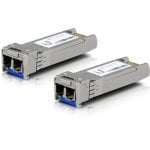 Módulo SFP+ Ubiquiti UACC-OM-SM-10G-D-20 10Gbps LC-Duplex Monomodo Pack 20 unidades