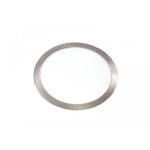 Downlight LED JANDEI Extraplano Rotondo 24W 2000Lm 4200K Cornice Acciaio Ø275mm