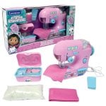 Máquina de Coser Infantil Lexibook Gabby Cats Kit Completo Pedal Juego Creativo