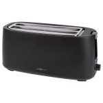 Tostador Clatronic TA 3802 4 ranuras 1400 W Negro