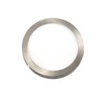Placa Redonda LED JANDEI Acero 6000K Blanco Frío Ø175mm Difusor Aluminio