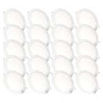 Downlight LED JANDEI JND-7802P02 18W 3000K Blanco cálido ángulo 120° Ø222mm extraplano