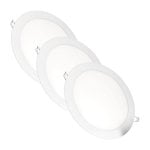Downlight LED Empotrable JANDEI Corte 200mm Ángulo 120° Difusor Translúcido Blanco