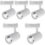 Foco de carril JANDEI LED COB 40W 2700lm 6000K blanco frío cilindro 45º