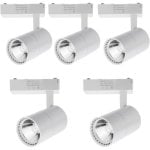 Faretto da binario JANDEI LED COB 40W 2700lm 6000K cilindrico 45° bianco freddo