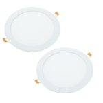 Downlight LED empotrable JANDEI corte 200mm difusor translúcido ángulo 120º