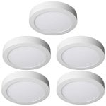 Downlight LED JANDEI Pack 5 Superficie 18W 4200K Blanco Neutro 210x37 mm Alumínio