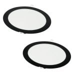 Downlight Led JANDEI 18W 4200K Redondo Empotrar Marco Negro Extraplano 220mm