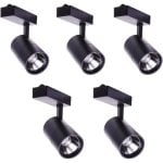 Foco de Carril JANDEI LED COB 40W 2700lm 6000K Cilíndrico Ángulo 45º Blanco Frío