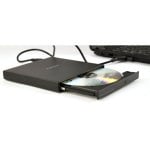 Masterizzatore DVD esterno Gembird DVD-USB-04 USB 2.0, 24x CD, 8x DVD, nero Masterizzatore DVD esterno Gembird DVD-USB-04 USB 2.0, 24x CD, 8x DVD, nero