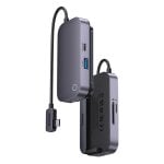 Baseus Hub 6 Ports 500 Mbit/s PadJoy 6 Extras HDMI USB C SD MicroSD Buchse 3,5mm