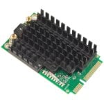 Placa de rede sem fios Mikrotik R11E-2HPND Mini PCI Express 300 Mbps Dual Band Wi-Fi 4 Placa de rede sem fios Mikrotik R11E-2HPND Mini PCI Express 300 Mbps Dual Band Wi-Fi 4