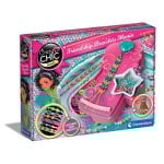 Kit de fabrico de pulseiras multicoloridas Clementoni Crazy Chic Friendship Bracelets Mania para maiores de 7 anos Kit de fabrico de pulseiras multicoloridas Clementoni Crazy Chic Friendship Bracelets Mania para maiores de 7 anos