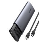 Boîtier externe M.2 Ugreen 10902 PCI Express USB C 10 Gbit/s Gris aluminium portable Boîtier externe M.2 Ugreen 10902 PCI Express USB C 10 Gbit/s Gris aluminium portable