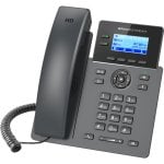 Telefono IP cablato Grandstream Networks GRP2602 LCD da 2,21″ a 2 linee, nero
