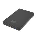 Boîtier USB 2,5″ SATA 1Life hd:flux 3 noir jusqu'à 2 To, léger et portable Boîtier USB 2,5″ SATA 1Life hd:flux 3 noir jusqu'à 2 To, léger et portable