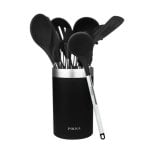 Küchenutensil Cecotec 01185 9-teilig Edelstahlgriff TPR Soft Touch Schwarz