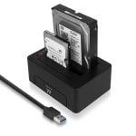 Estuche Ewent EW7014 SSD/HDD 2.5,3.5″ SATA III USB 3.2 Gen 1 Type-A Negro ABS Estuche Ewent EW7014 SSD/HDD 2.5,3.5″ SATA III USB 3.2 Gen 1 Type-A Negro ABS