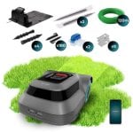 Robô corta-relva Cecotec Conga Lawn 500 m² IPX6 com controlo por aplicação, 2500 mAh, cobertura morta silenciosa Robô corta-relva Cecotec Conga Lawn 500 m² IPX6 com controlo por aplicação, 2500 mAh, cobertura morta silenciosa