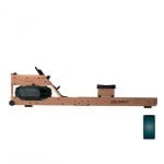 Máquina de remo Cecotec Drumfit Rower 20000 Neptuno Wood agua LCD Bluetooth 135 kg